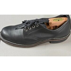 Chippewa Whirlwind Oxford Shoes Mismatched Pair 8D & 8.5D Black Leather Vibram